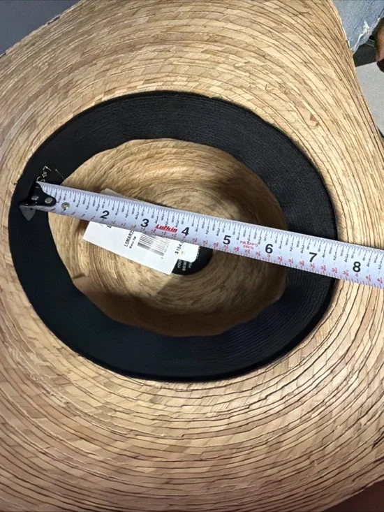 l*space Natural Straw Wide-Brim Beach Hat - Picture 8 of 16